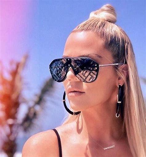 khloe kardashian sunglasses fendi